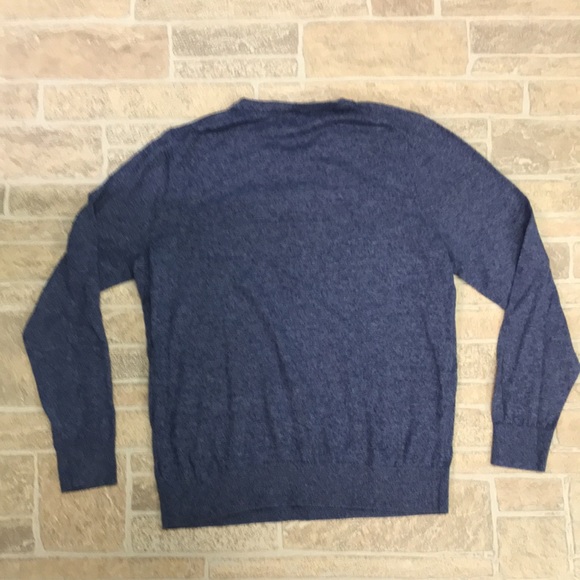 Mens L Croft & Barrow light weight blue sweater - Picture 2 of 6